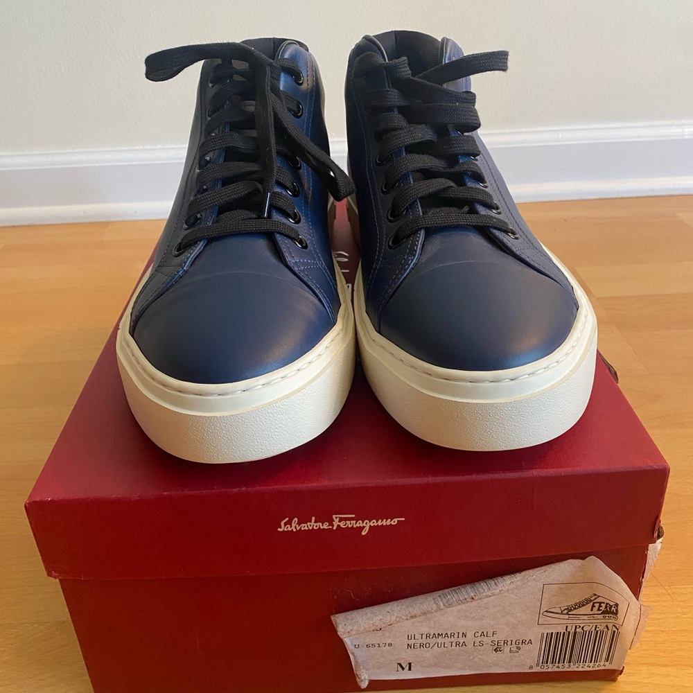 Brand new Salvatore Ferragamo high tops